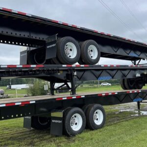 2024 Wabash 48x102 Steel Flatbed Trailer - Air Ride, Sliding Axle