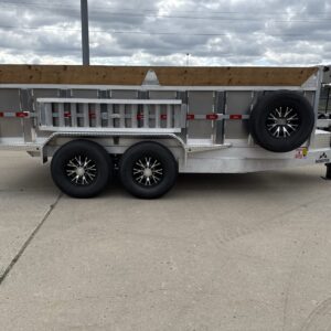 2026 NORDTEK 82X14 FOOT ALUMINUM DUMP TRAILER 2-7000LB AXLES 25065