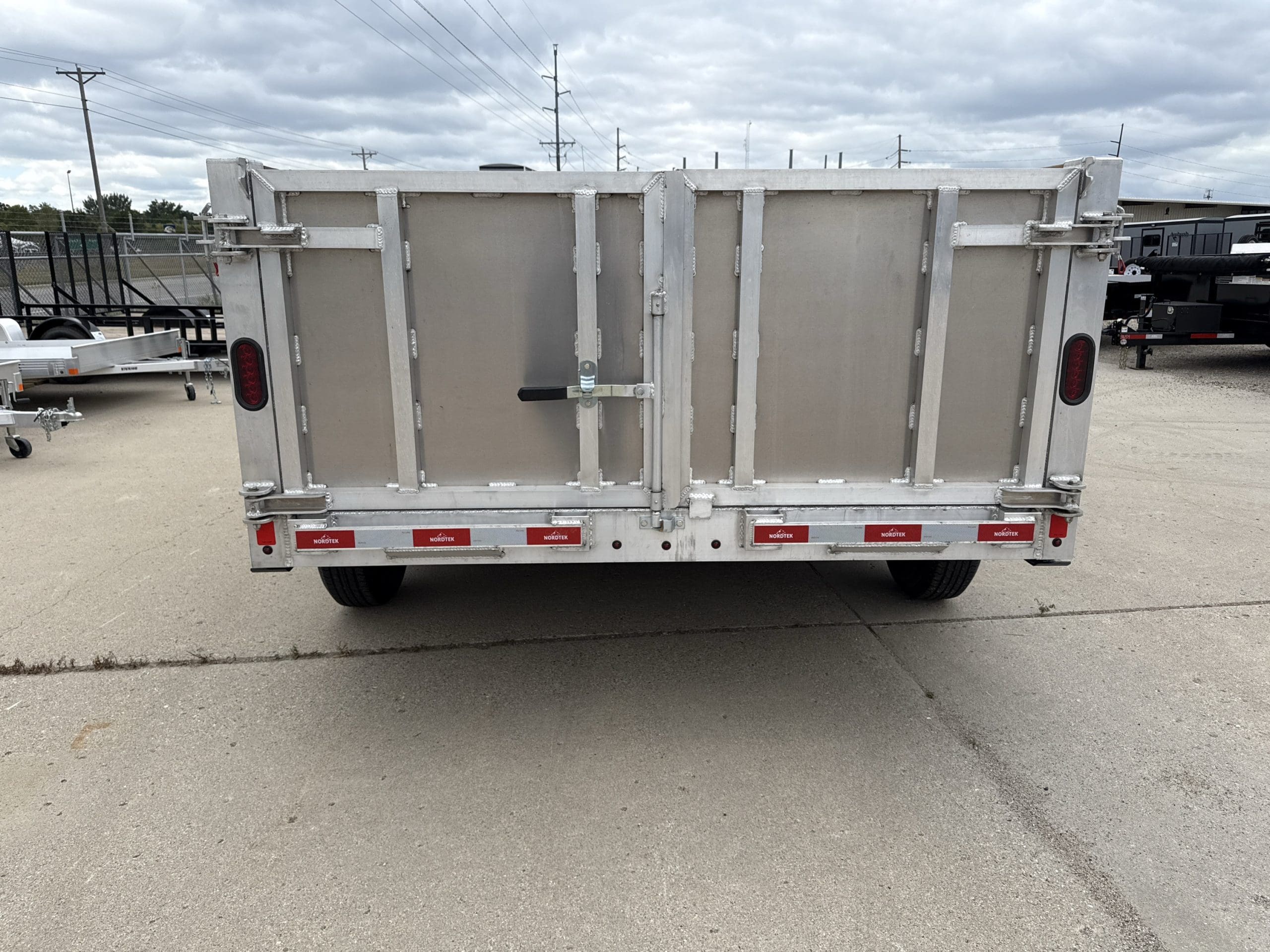 2026 NORDTEK 82X14 FOOT ALUMINUM DUMP TRAILER 2-7000LB AXLES 25065 - Image 7