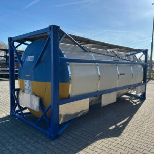 20FT ISO 22,500L / 3 compartments (3x 7,500L) / IMO-1 / T7 / 22T6 / 2.5Y + CSC test: 09-2028
