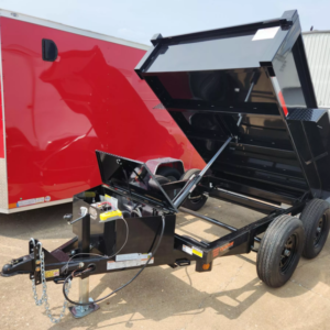 New 2026 Quality Steel 5' x 8' Low Profile (2)3.5K Axles Dump Trailer
