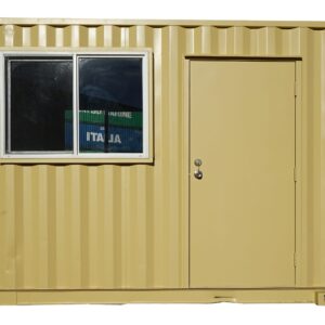 10ft Premium Container Office | Luxury Portable Office with A/C, Premium Interior, Spray Foam Insulation & Security Features