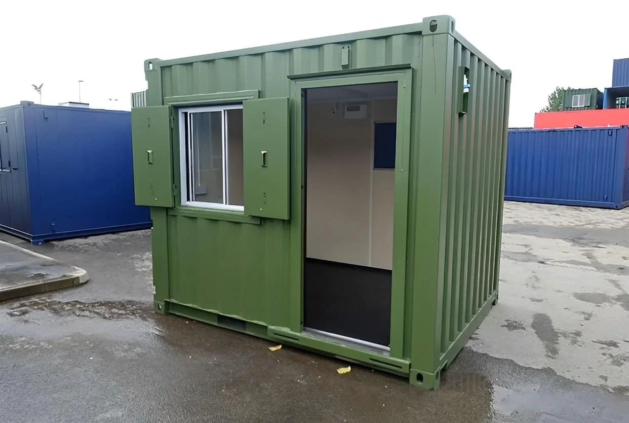 10ft Shipping Container Office – Portable Corten Steel Workspace Unit - Image 2