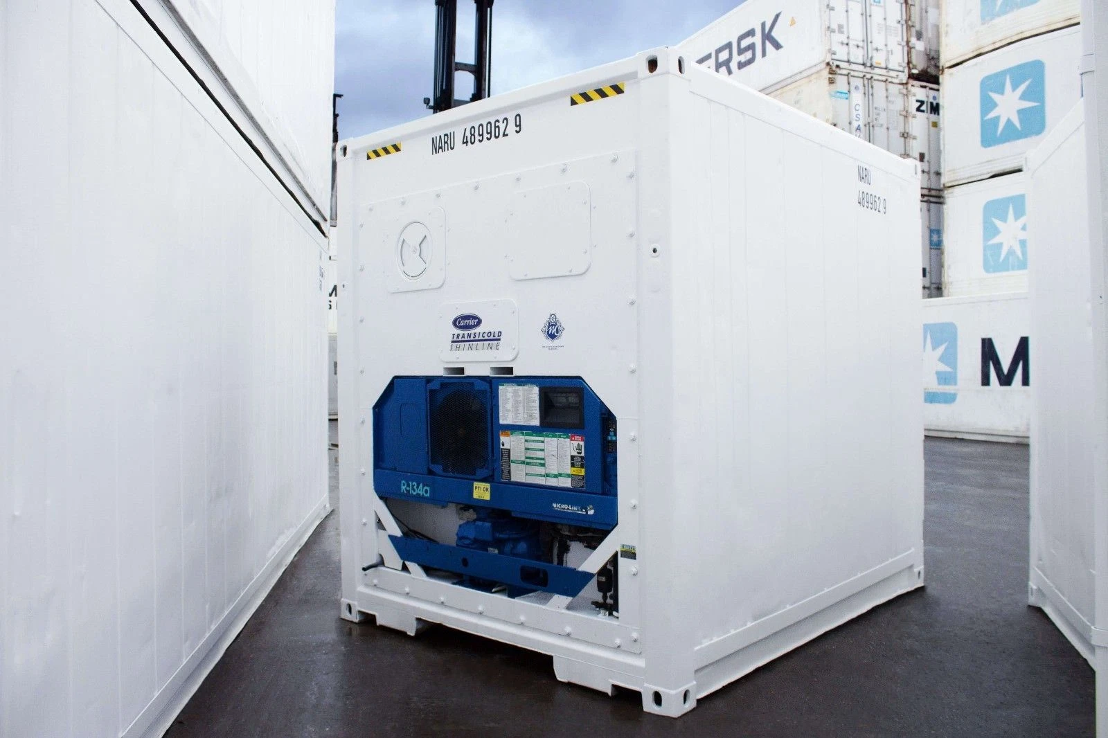 10ft Used Reefer Container with Cooling Unit - Image 5