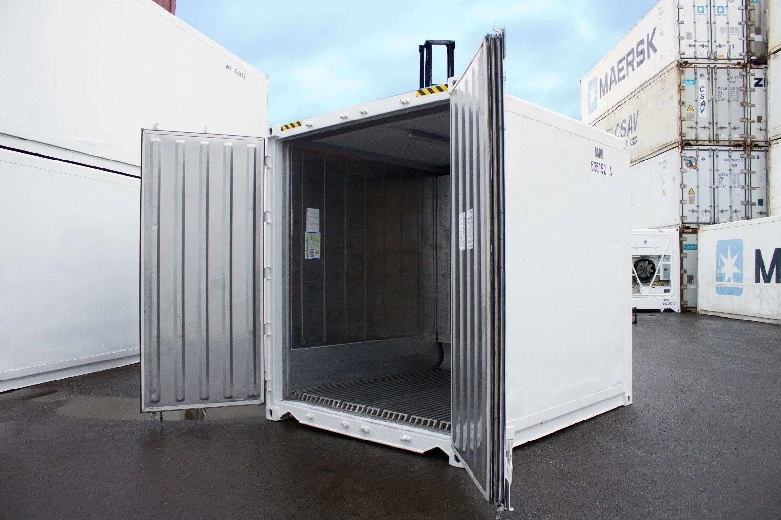 10ft Used Reefer Container with Cooling Unit - Image 2