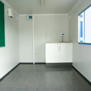 12ft x 7ft 6in Steel Mobile Anti-Vandal Office Cabin | Towable Secure Site Office with Steel Shutters & Workspace Design - Image 4