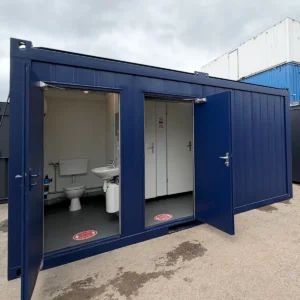 16 x 8 ft | 3 + 1 Toilet Block | Portable Building | Site Accommodation | Reduced