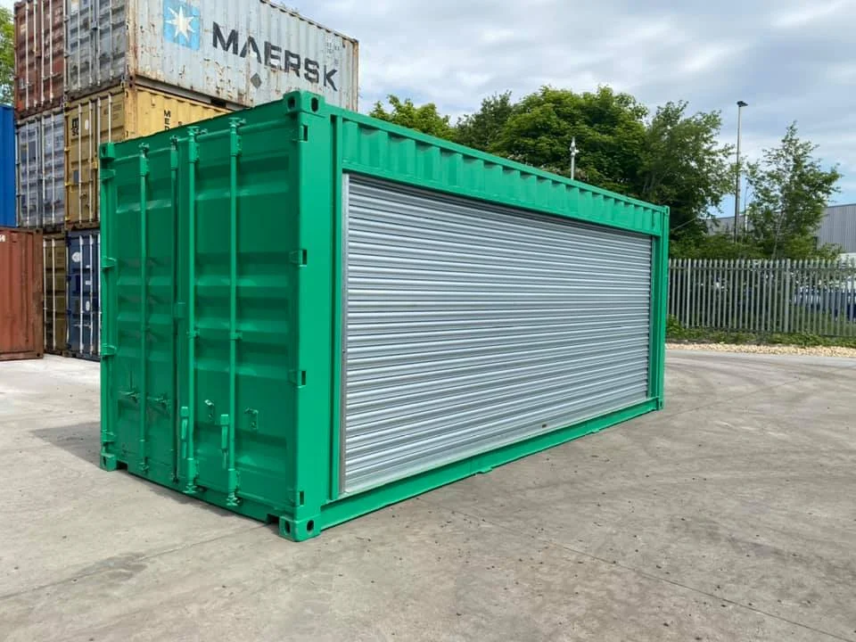 20ft Roller Shutter Conversion Container | Easy-Access Storage Unit with Secure Side Roller Door