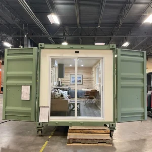 20FT Jack Hunting Container Cabin | Off-Grid Container Home with Kitchen & Rooftop Deck