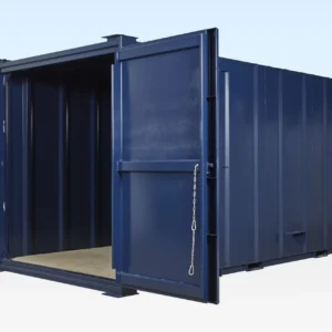 20ft x 8ft Steel Office Store Cabin | Anti-Vandal Combined Workspace & Secure Storage Unit