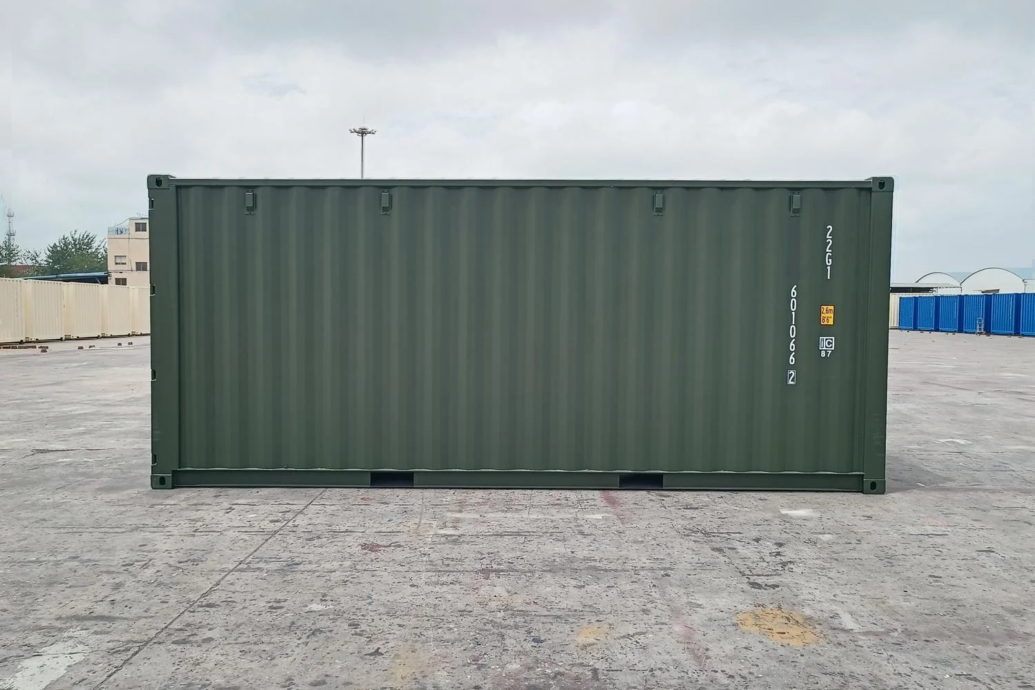20ft One Trip Shipping Container Dark Green | New ISO Corten Steel Storage Unit - Image 7
