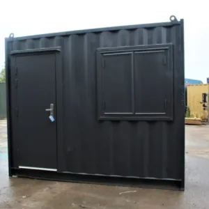10ft ModiBox Office | Compact Insulated Shipping Container Workspace with Secure Design & Electrical Package