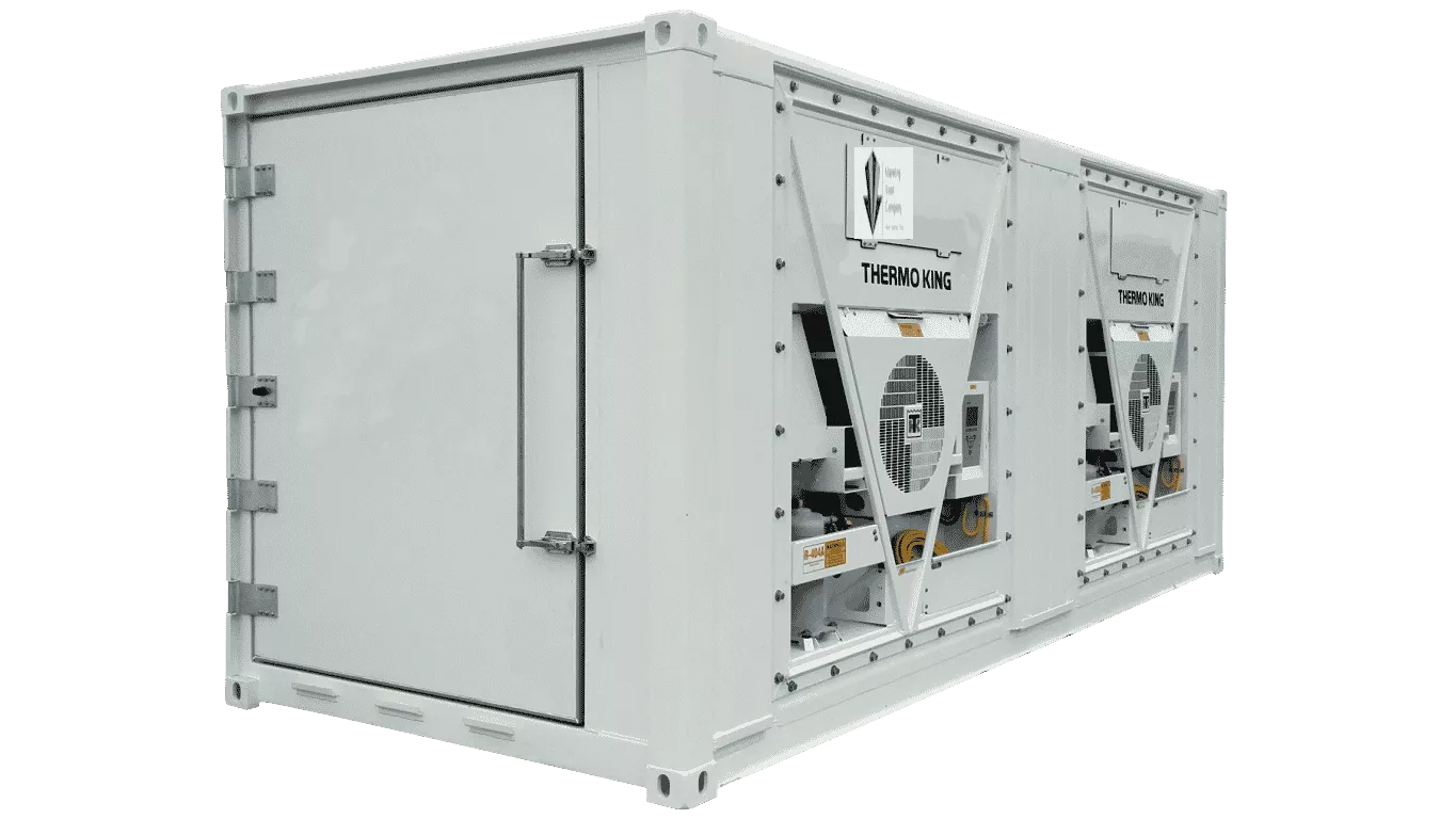 20ft Blast Freezer Container (-40°F to +70°F) | 460V / 230V 3-Phase Refrigerated Container