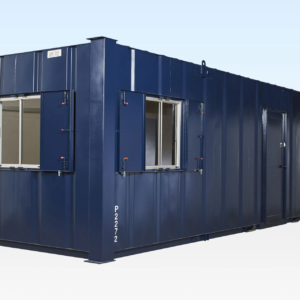 32ft x 10ft Steel Canteen Cabin | Anti-Vandal Site Welfare Unit with Kitchen Facilities, Heating & Secure Design