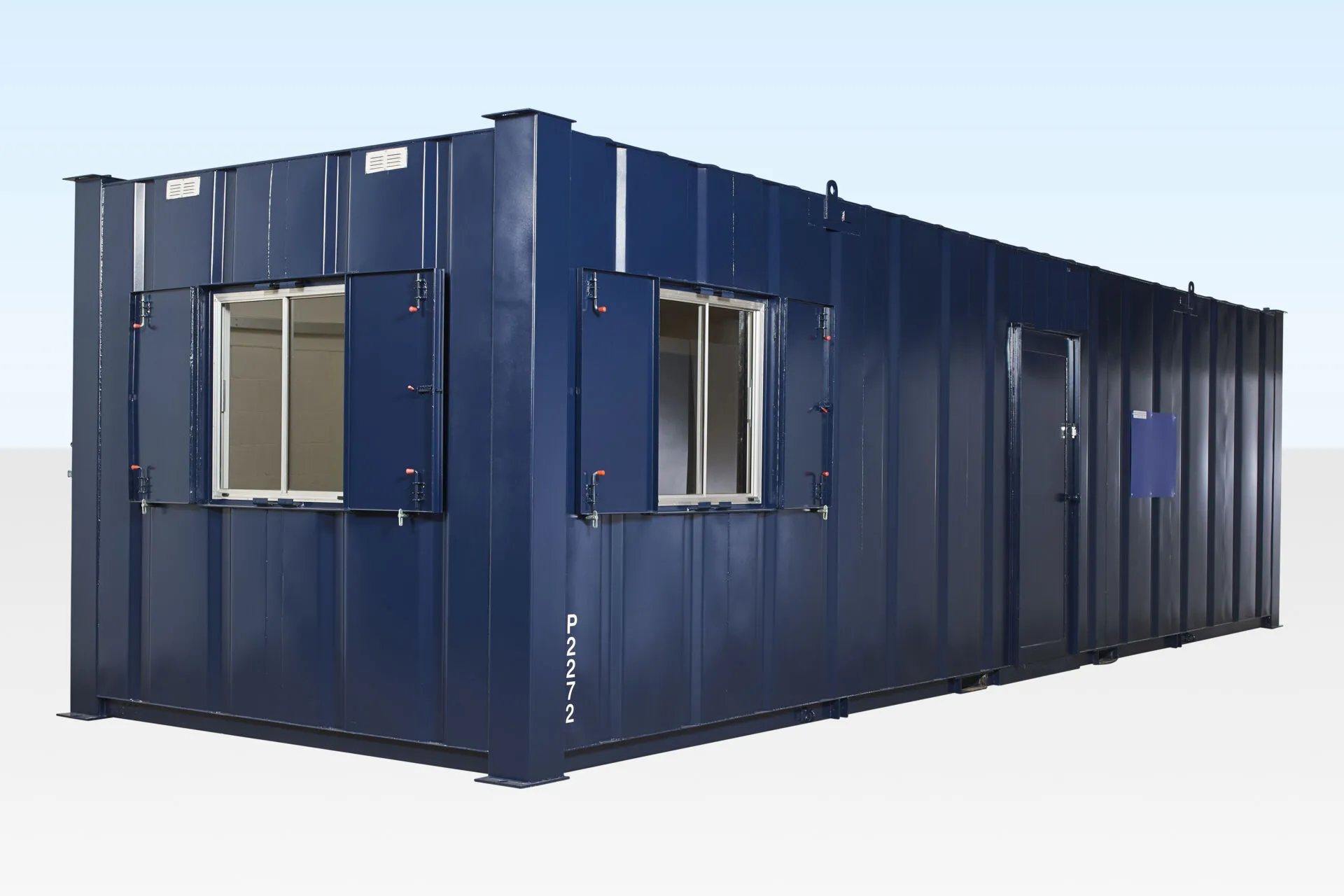 32ft x 10ft Steel Canteen Cabin | Anti-Vandal Site Welfare Unit with Kitchen Facilities, Heating & Secure Design