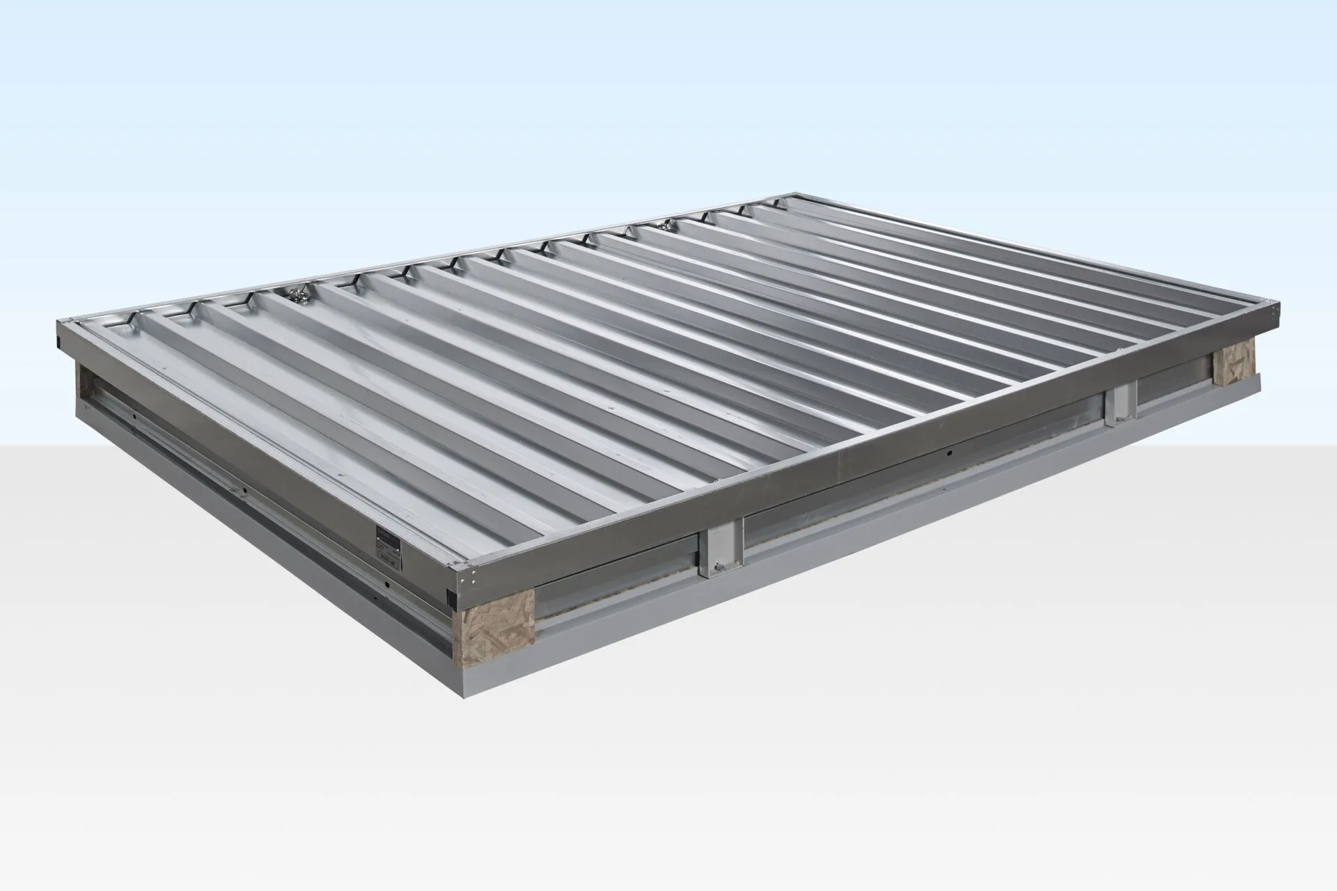 3m x 2.1m Flat Pack Storage Container – Galvanised Steel | Compact Modular Store with Double Locking Security - Image 2