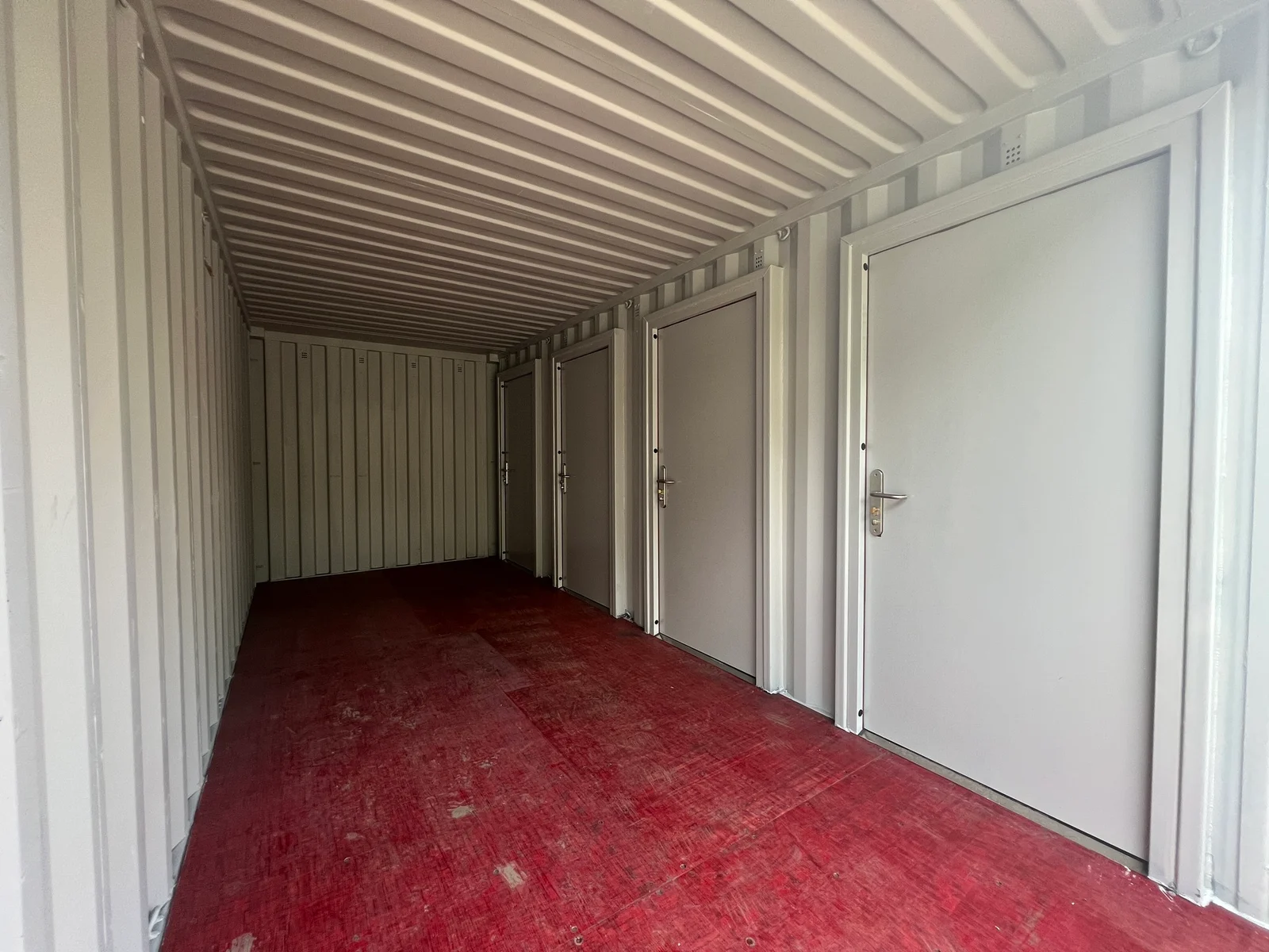 20ft Shipping Container | Four Hinged Steel Doors with Flexible Movable Partition Storage System - Image 2