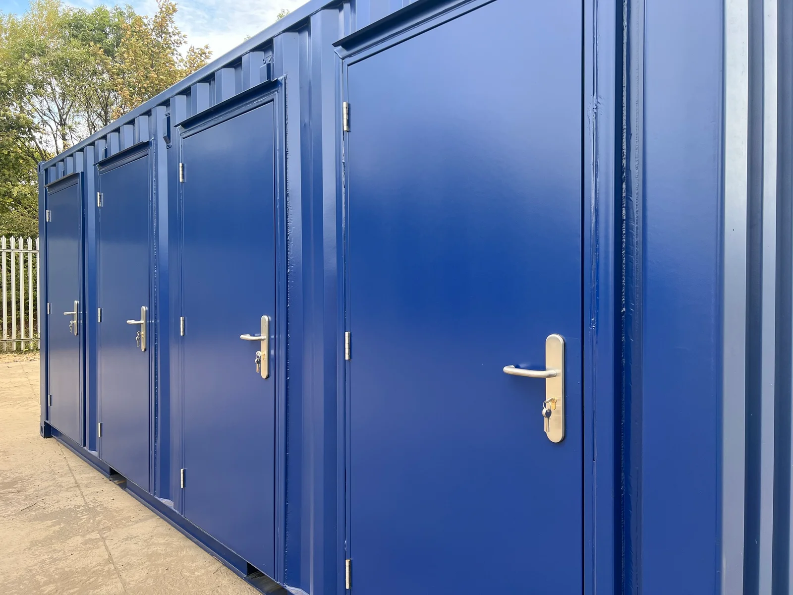 20ft Shipping Container | Four Hinged Steel Doors with Flexible Movable Partition Storage System - Image 7