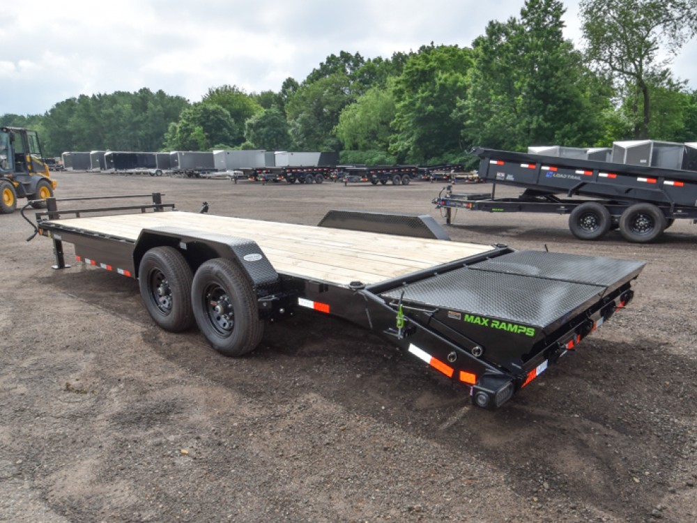 Aluma 83x21+3' Dove 14K Equipment Trailer w/MAX Ramps - Image 4