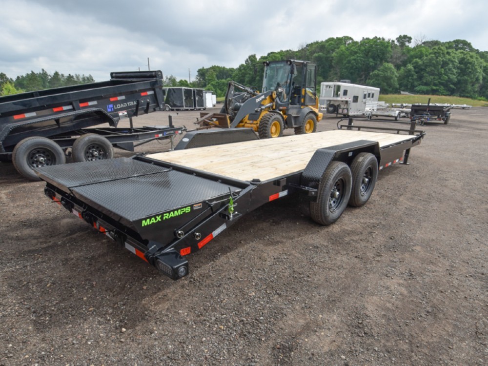 Aluma 83x21+3' Dove 14K Equipment Trailer w/MAX Ramps - Image 3
