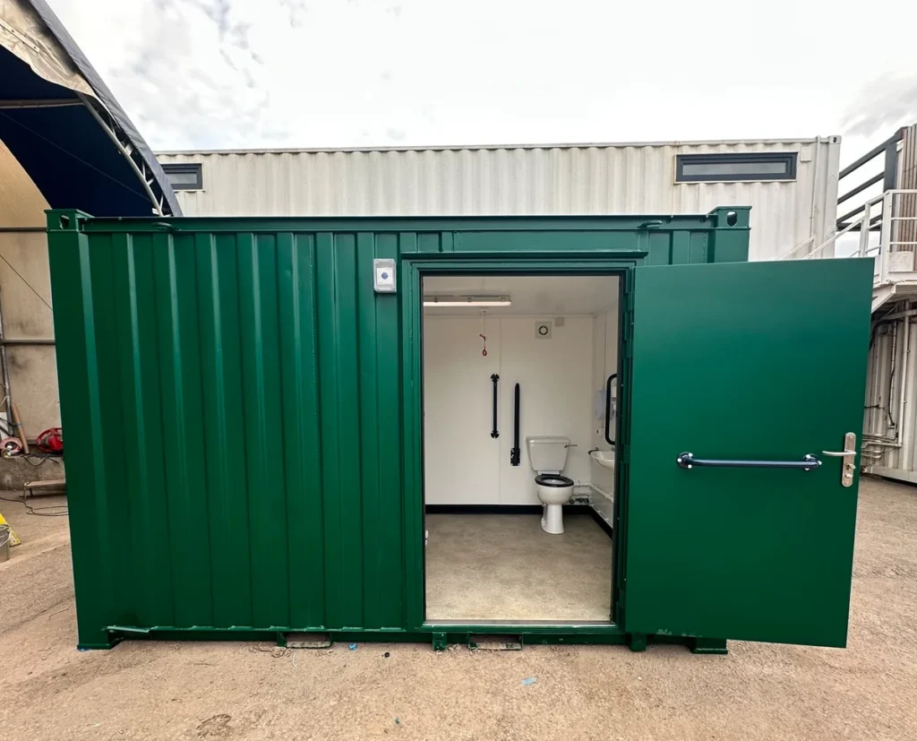 CUSTOM | Disabled Access Toilet Block | DDA Compliant | Baby Change | 12x8ft | Portable | No 1594