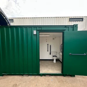 CUSTOM | Disabled Access Toilet Block | DDA Compliant | Baby Change | 12x8ft | Portable | No 1594