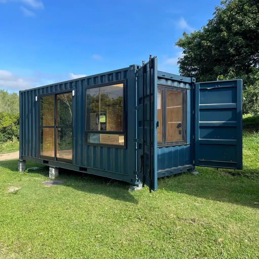 Custom 20ft Cozy Cabin Container House | Insulated Tiny Home with Modern Interior & Portable Living Design