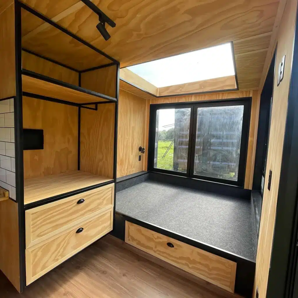 Custom 20ft Cozy Cabin Container House | Insulated Tiny Home with Modern Interior & Portable Living Design - Image 9