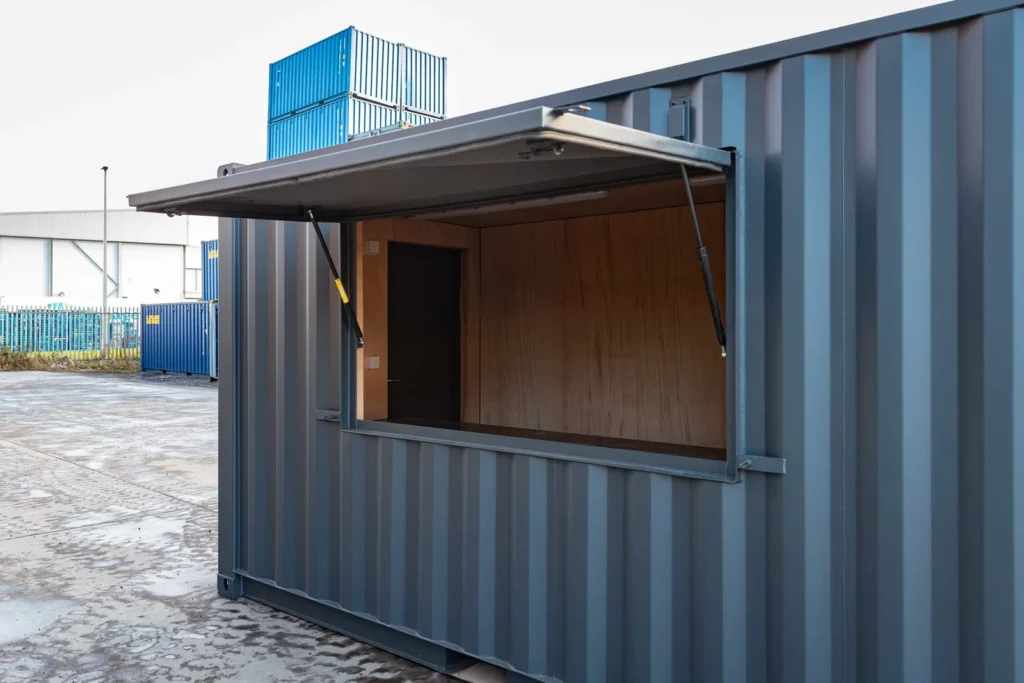 20ft Fully Customized Container Kiosk | Portable Retail & Food Service Container