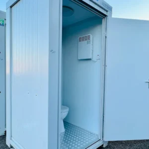 New Single Toilet Block | 5x5ft | WC | Containex Toilet Blocks | Light Grey | No 791 LG