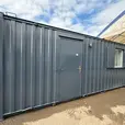21x8ft Anti-Vandal Office Cabin | Refurbished Portable Workspace with Storage Cupboard, LED Lighting & Secure Steel Construction - Image 7