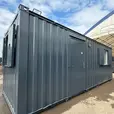 21x8ft Anti-Vandal Office Cabin | Refurbished Portable Workspace with Storage Cupboard, LED Lighting & Secure Steel Construction - Image 8