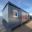 32x10ft Anti-Vandal Open Plan Office Cabin | Refurbished Portable Building with Secure Steel Construction, Heating & LED Lighting