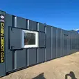 32x10ft Anti-Vandal Open Plan Office & Canteen Cabin | Portable Site Building with Kitchenette, Heating & Secure Steel Construction - Image 2