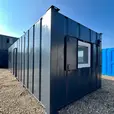 32x10ft Anti-Vandal Open Plan Office & Canteen Cabin | Portable Site Building with Kitchenette, Heating & Secure Steel Construction - Image 5