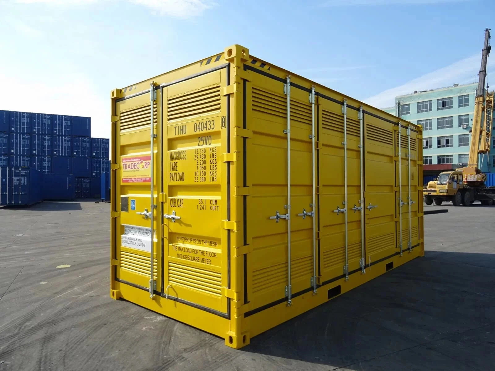 20ft Dangerous Goods Shipping Container | Secure Hazardous Chemical Storage Container