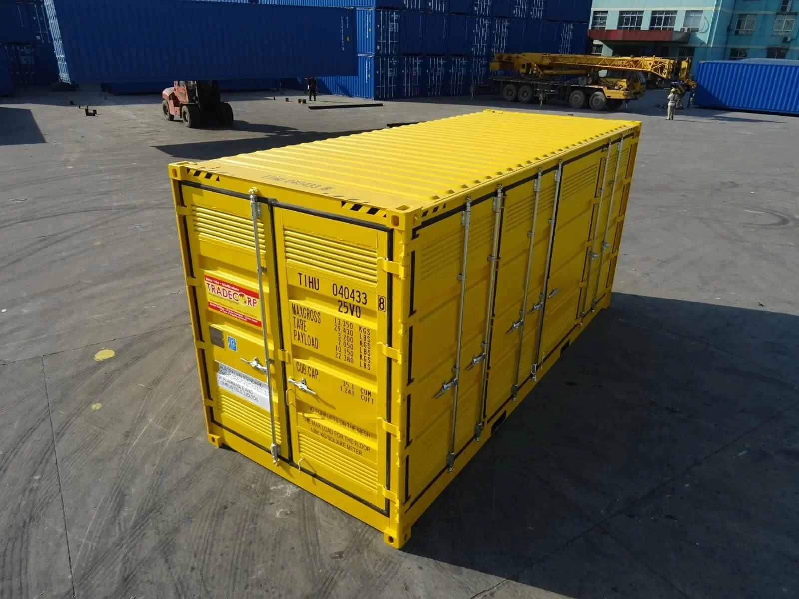 20ft Dangerous Goods Shipping Container | Secure Hazardous Chemical Storage Container - Image 4