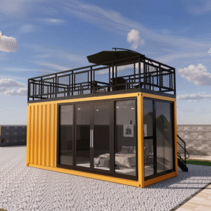 High Quality 20ft Prefab Shipping Container House | Modern Modular Home with Insulated Interior & Custom Design