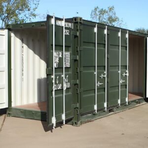 Used 20ft Open Side Shipping Container | Full Side Access Steel Storage Unit with Easy Loading Design