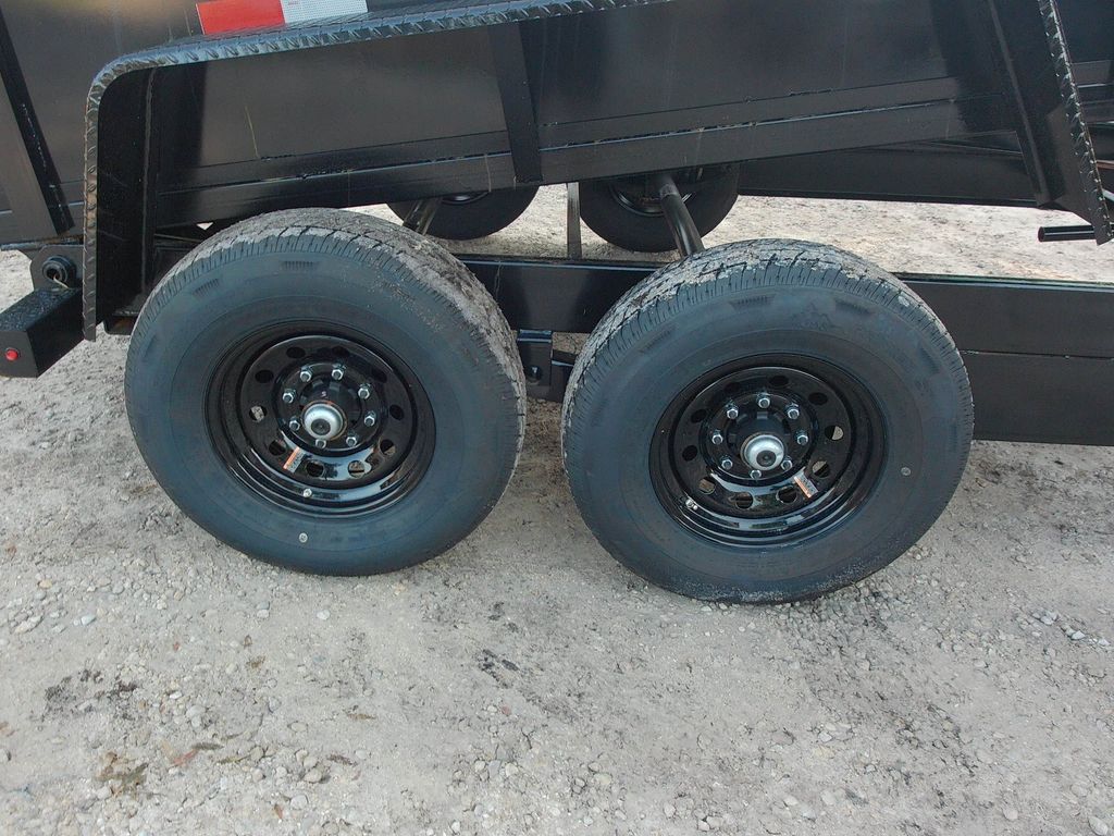 2025 Taylor 7x14 low-side dump trailer stock 3320 view 4