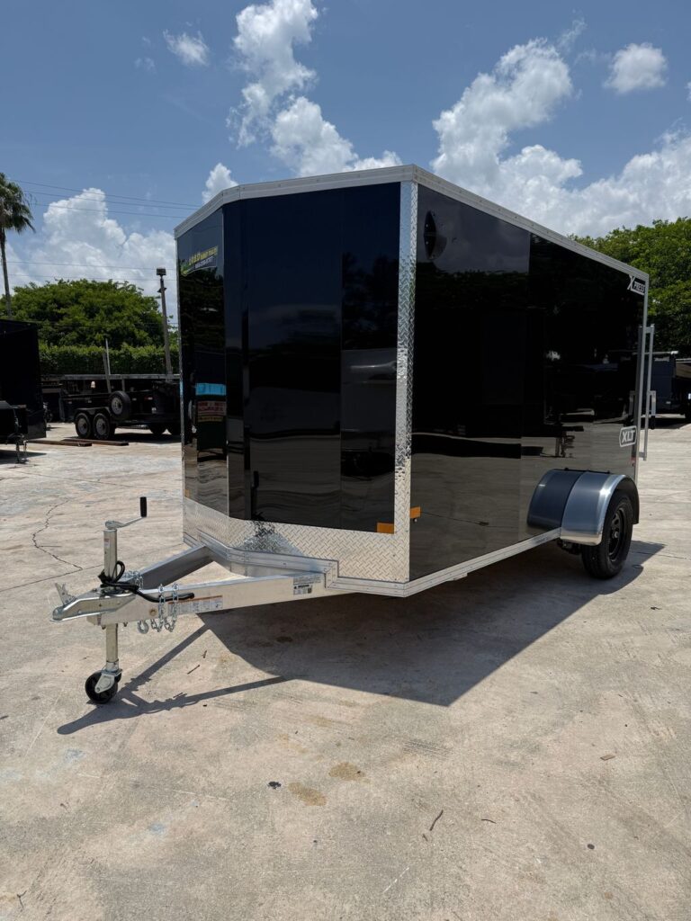 2027 Alcom 6x12 Aluminum Enclosed Trailer – 2,990 lb GVWR stock 17842 view 3