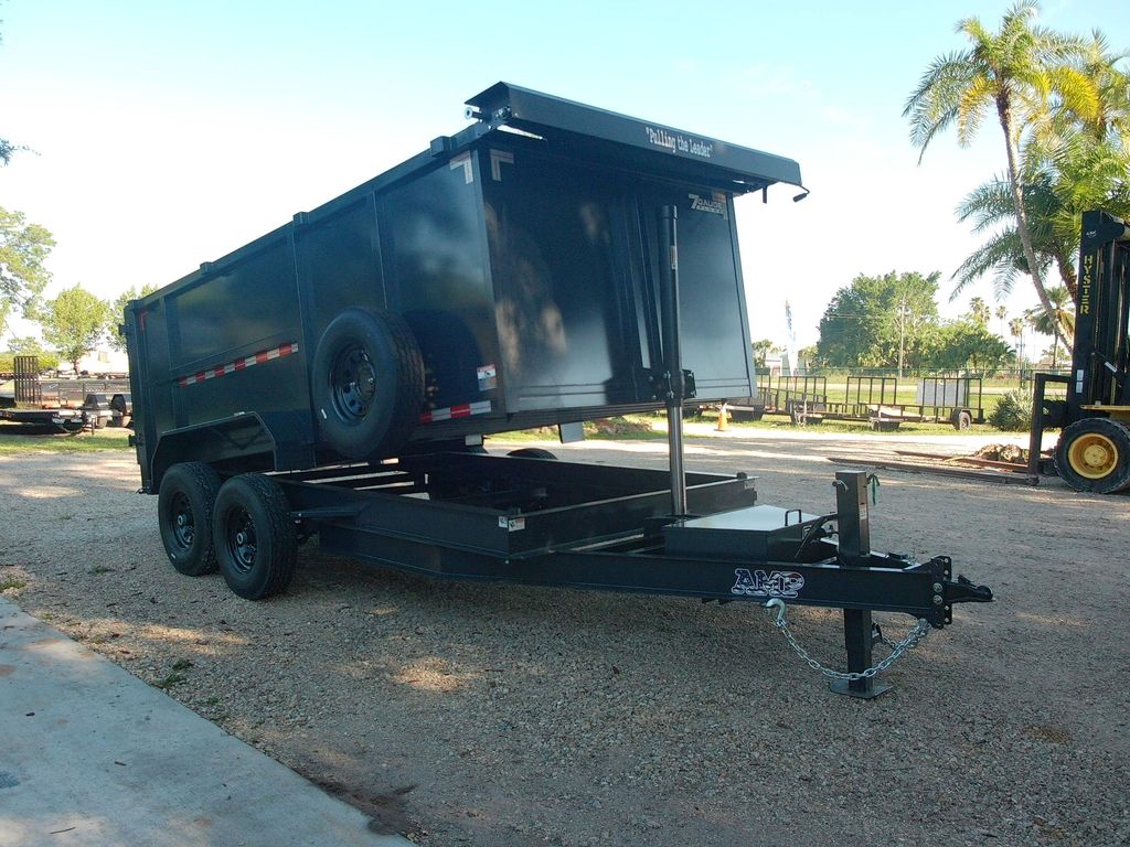2026 AMP 7x14 High-Side Dump Trailer – 14K GVWR stock 17565 view 4