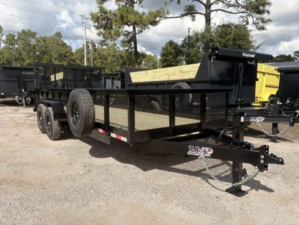 2027 AMP 7x20 Mesh-Side Landscape Utility Trailer – 14,000 lb GVWR view 4