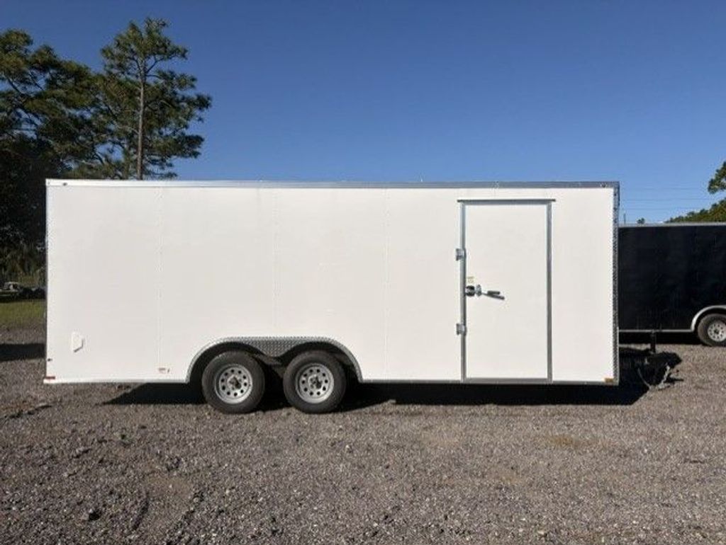 2027 Quality Cargo 8.5x20 Enclosed Trailer – White, Stock 18952 view 1