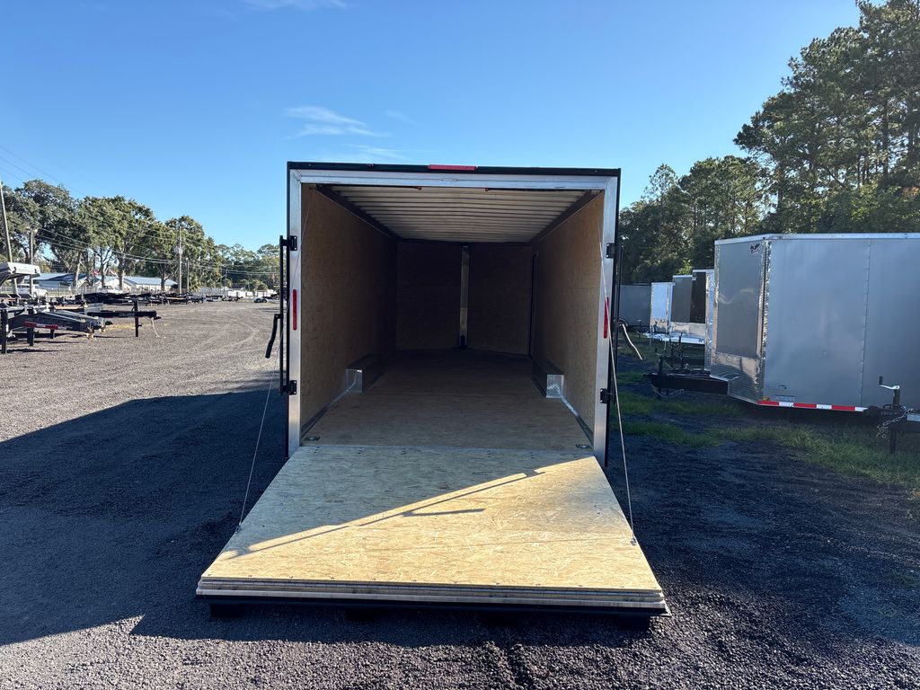 2026 Alcom 8.5x24 Aluminum Enclosed Trailer – Blackout Trim stock 10527 view 6