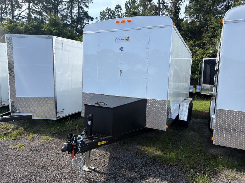2026 Sun Coast 7x16 Enclosed Landscape Trailer – 10K GVWR stock 16245 view 2
