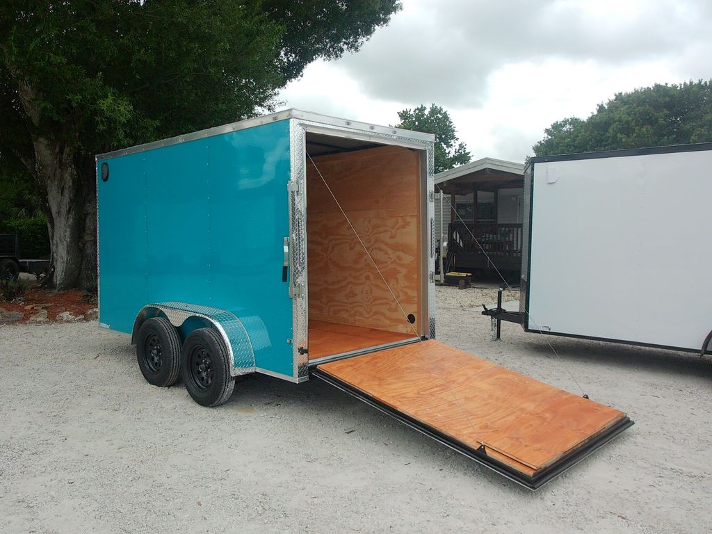2026 Trailer Source 6x12 Enclosed Trailer – Blue stock 16921 view 5