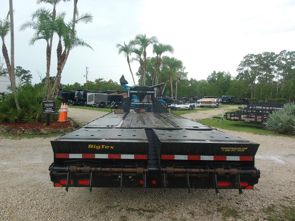 Used 2021 Big Tex 8.5x25 Gooseneck Flatbed Trailer stock 18348 view 3