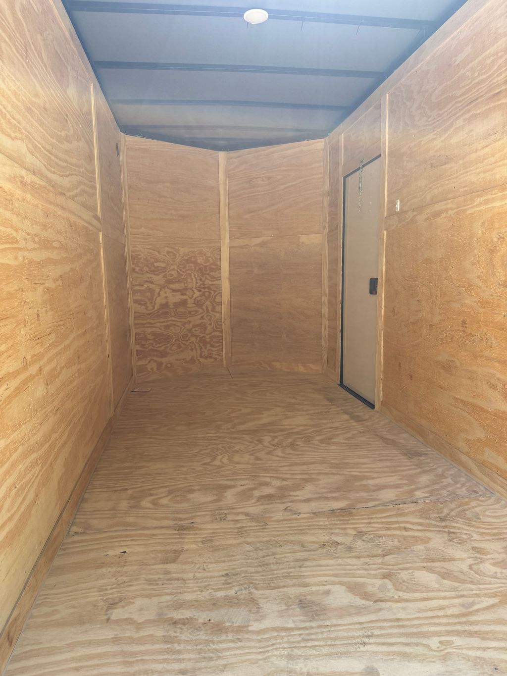2027 Hook & Line 6x12 Enclosed Cargo Trailer – Light Green stock 18176 view 9