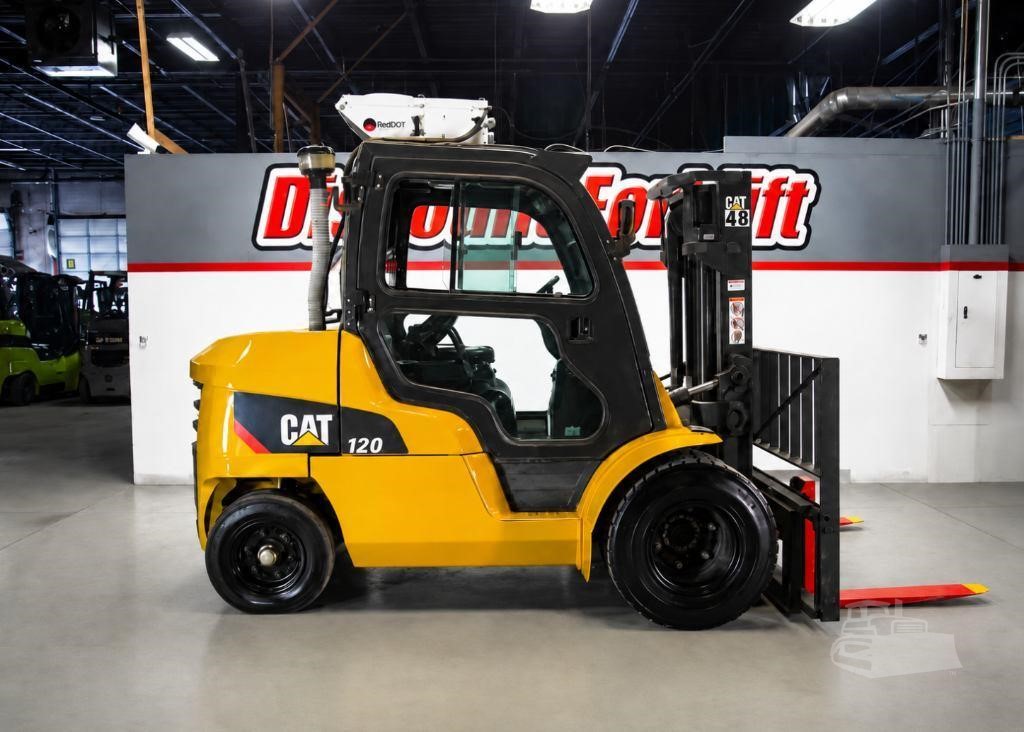 2017 CAT DP55N1 12,000 lb diesel forklift, original photo 1